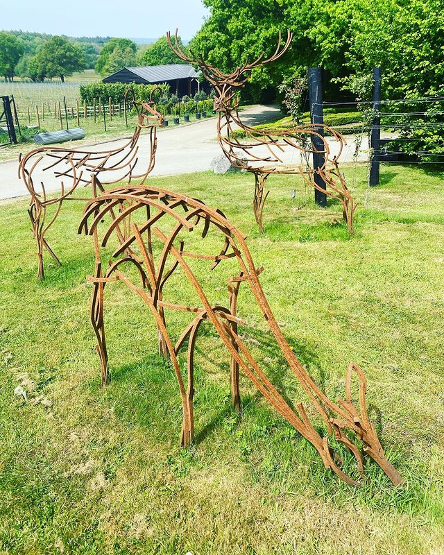 Deer Sculpture at Quob Park Esatate Deer Sculpture at Quob Park Estate