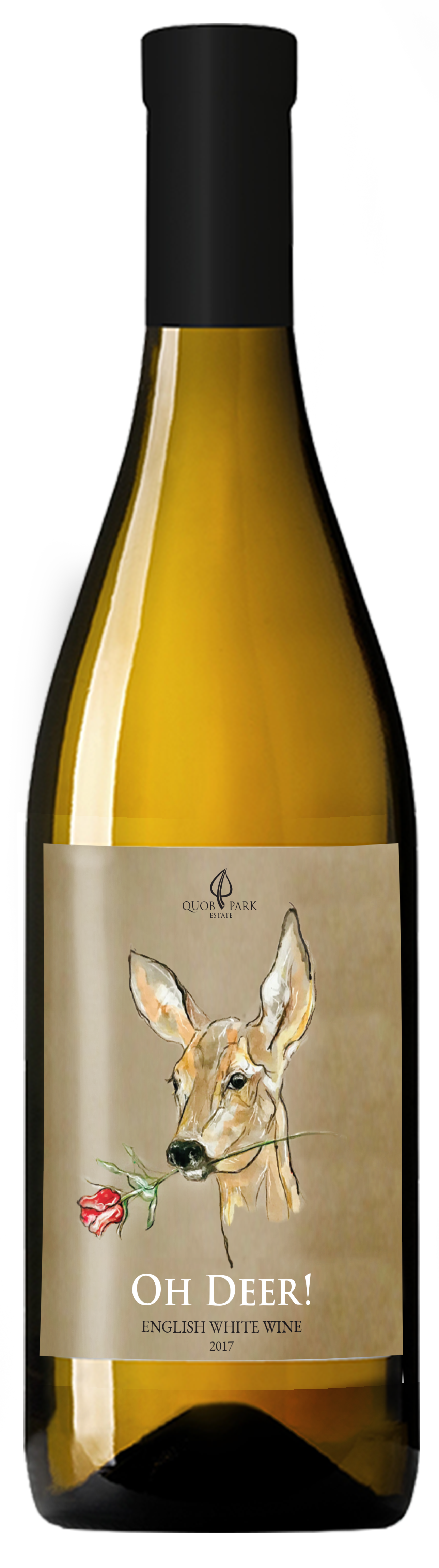 A bottle of Quob Park Estate 'Oh Deer!'