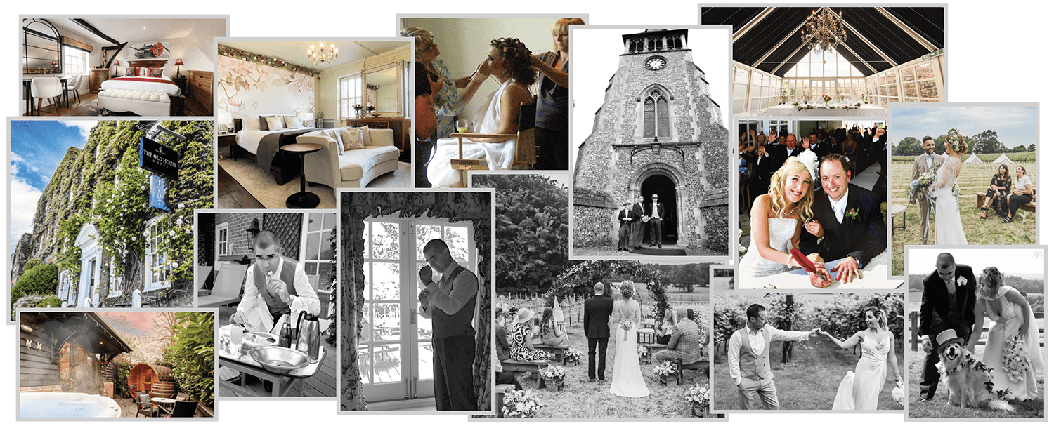 Quob Park Wedding Collage